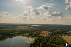 Widok na jezioro Lucieńskie